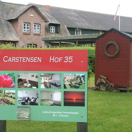 Ferienhof-Carstensen-Wohnung-Leuchtturm Süderende Eksteriør billede